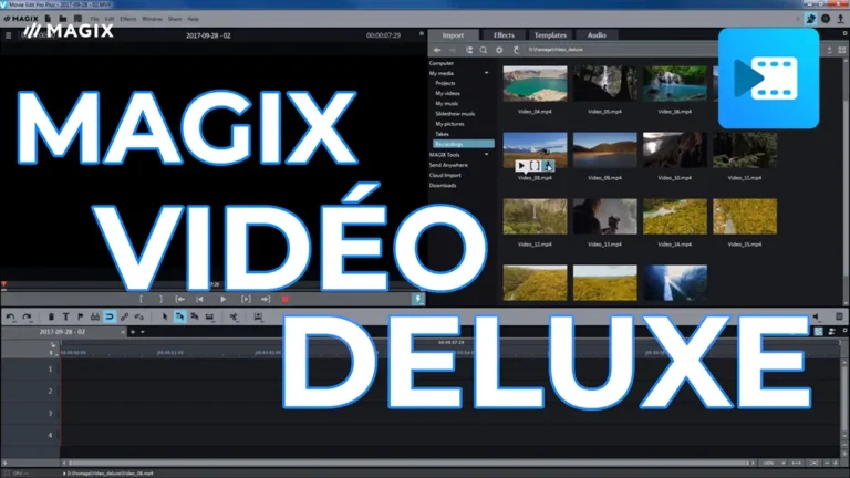 Découverte de Magix Video Deluxe
