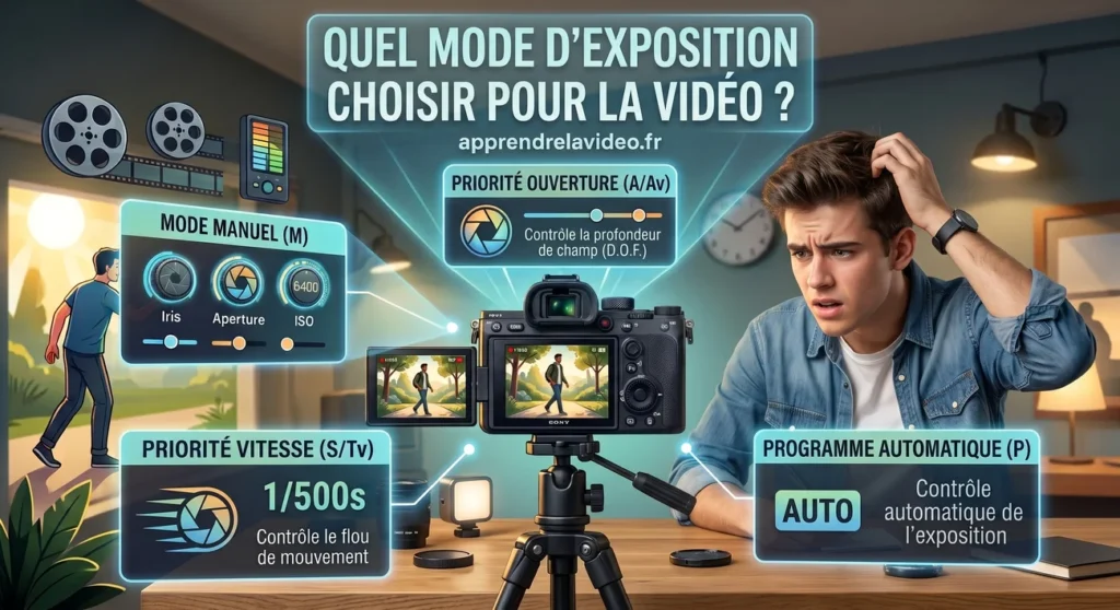 quel mode exposition en video