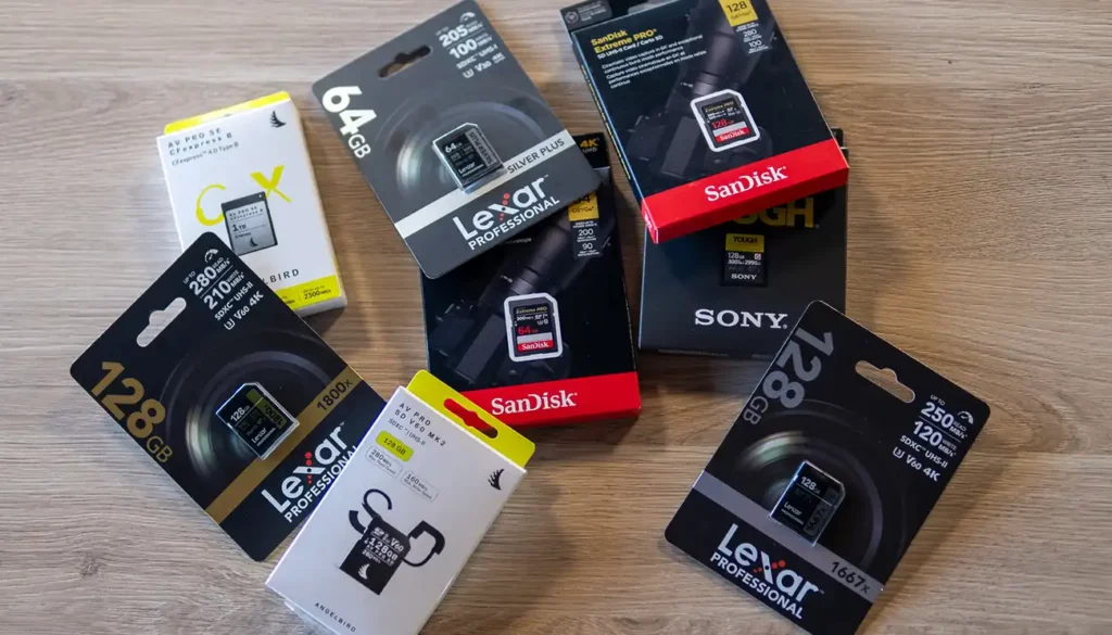 carte mémoire video 4k