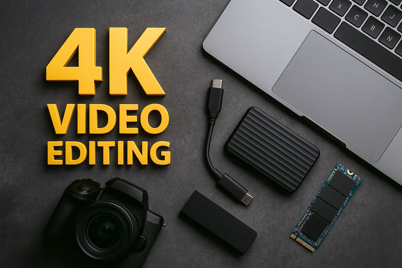 Disque dur montage vidéo 4K : Top des meilleurs SSD en 2025