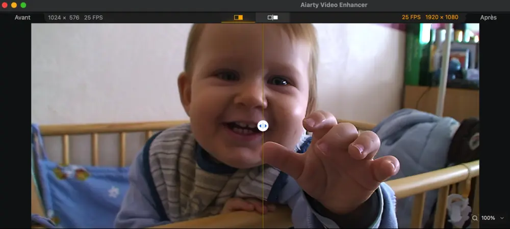 Aiarty Video Enhancer upscale