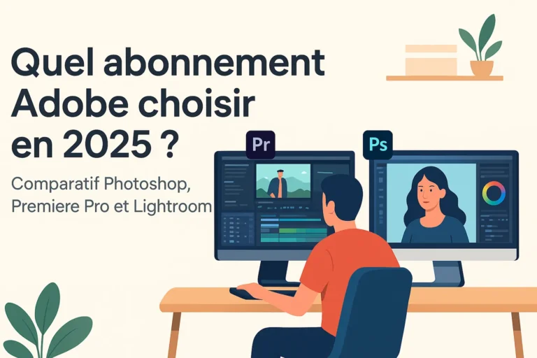 Photoshop, Premiere, Lightroom… Quel abonnement Adobe choisir en 2025 pour les créateurs ?